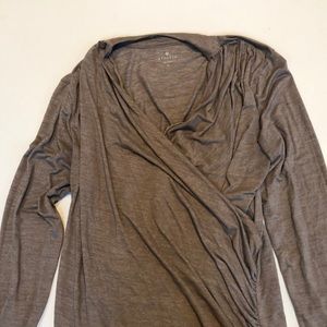 Summery Athleta faux wrap top